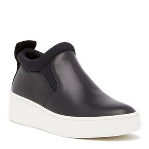 Women's Black Ellis Platform Slip-on